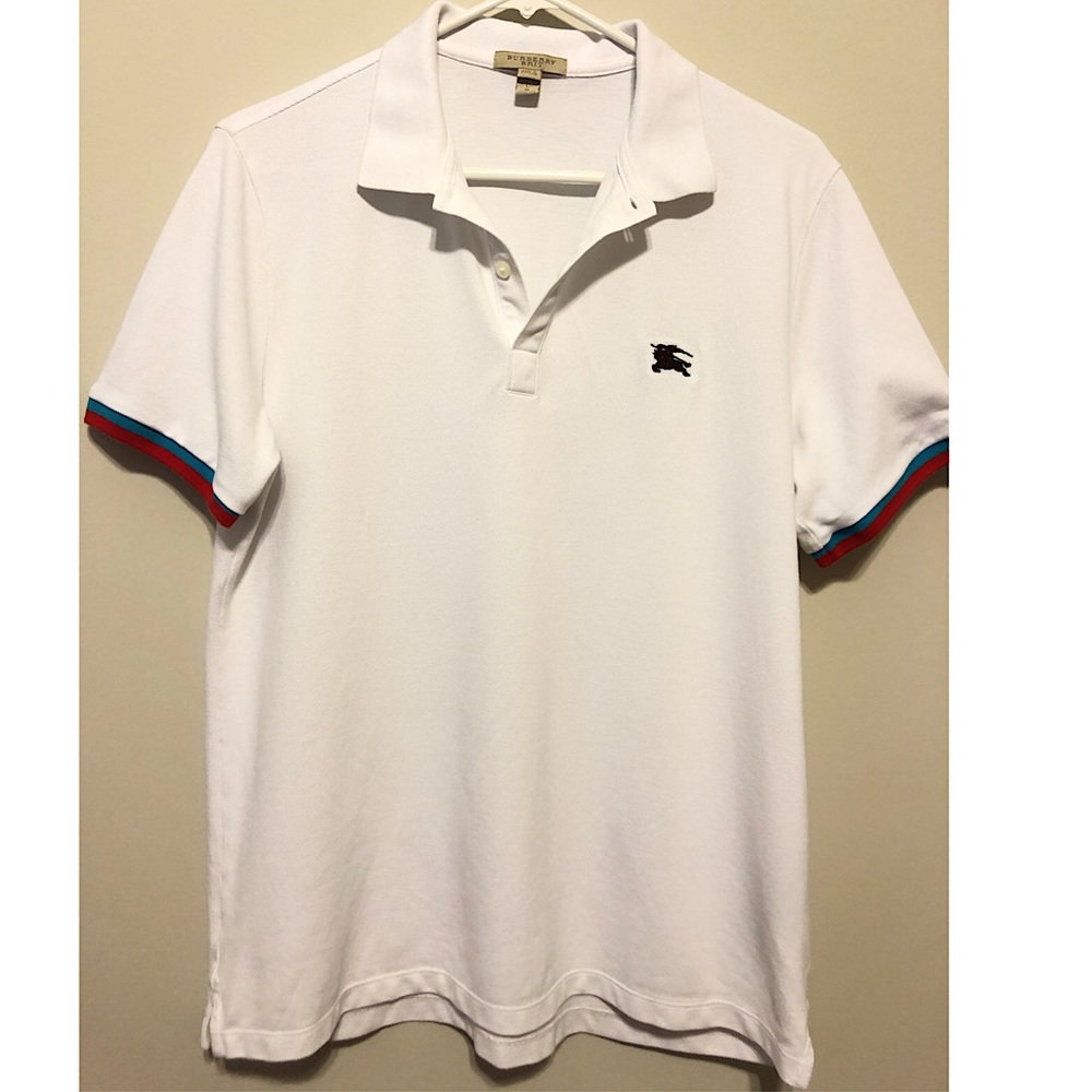 Burberry Bitt White Polo Large